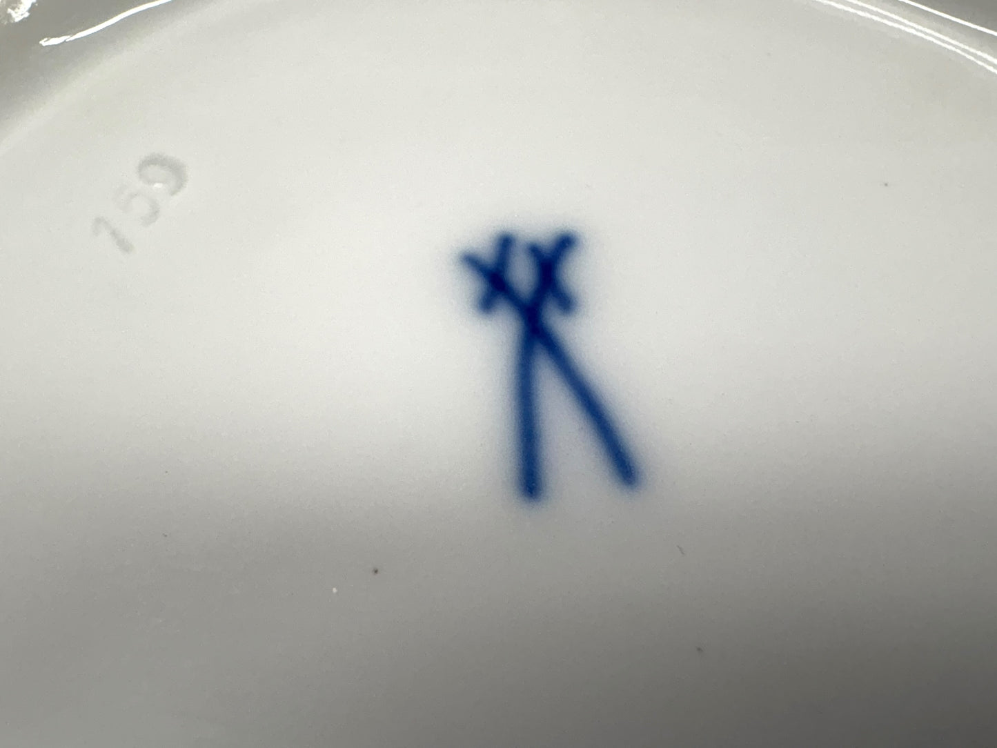 Antique Meissen Teacup & Saucer