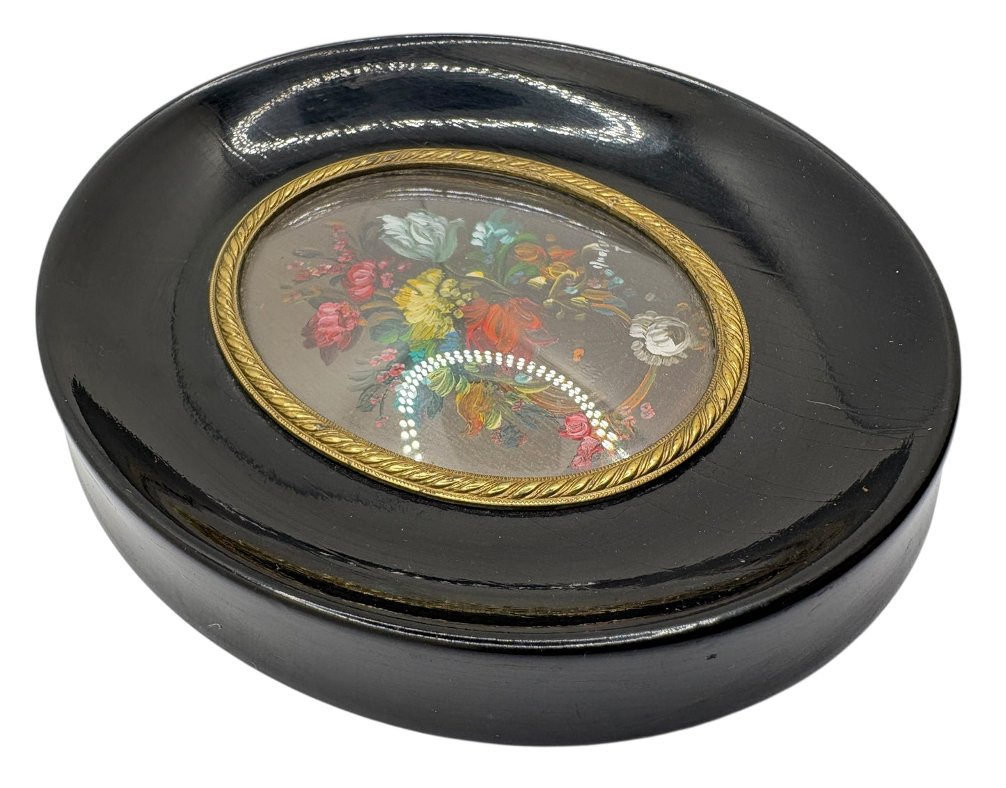 19th Century Miniature Floral Painting