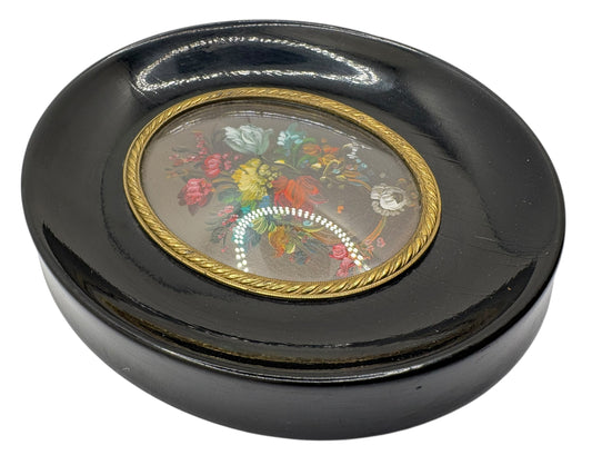 19th Century Miniature Floral Painting