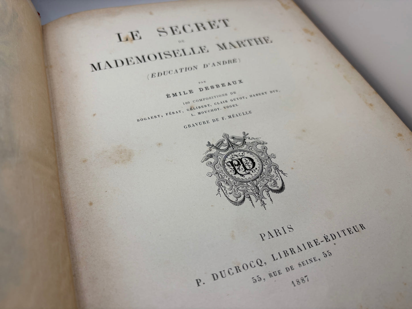 1887 Le Secret de Mlle Marthe