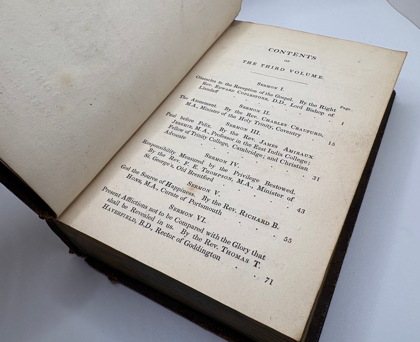 1834 Original Family Sermons