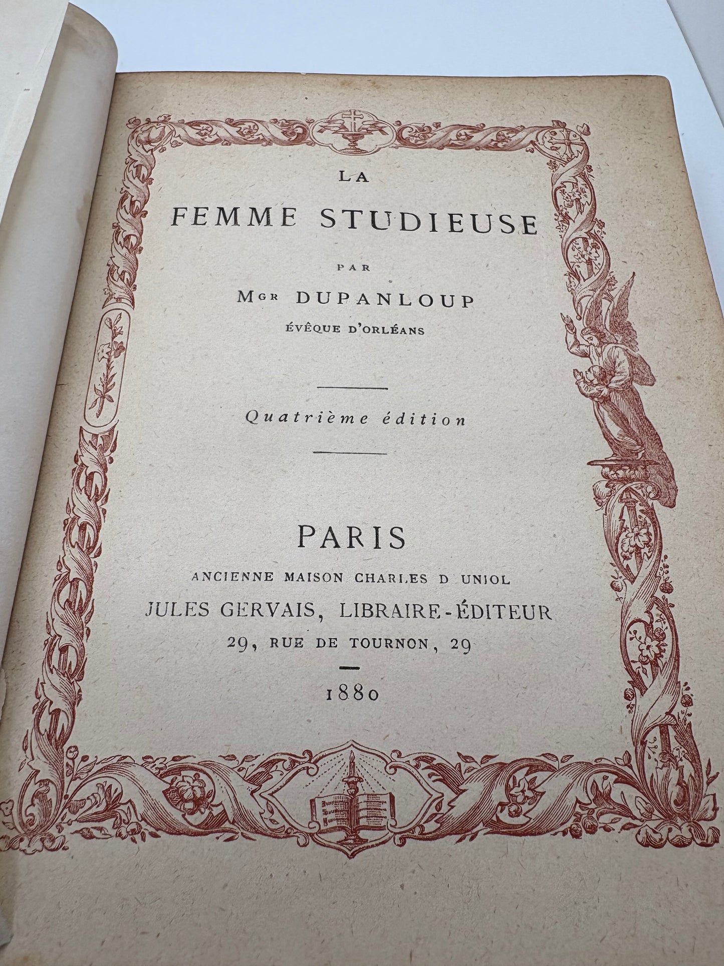 1880 La Femme Studieuse