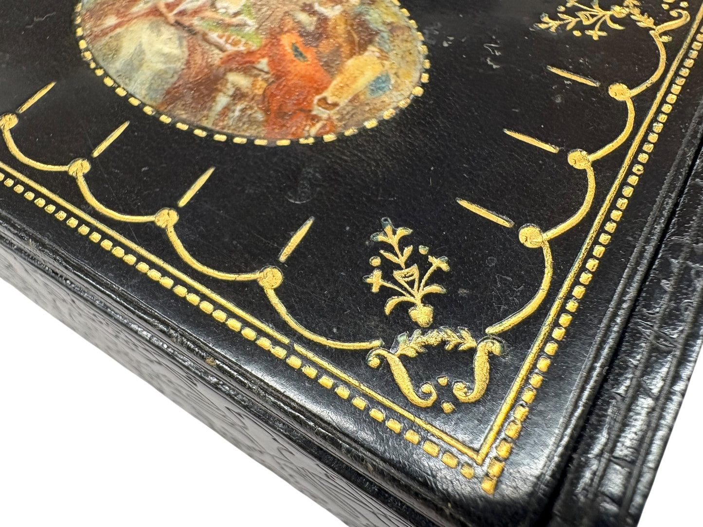 Antique Italian Leather Box