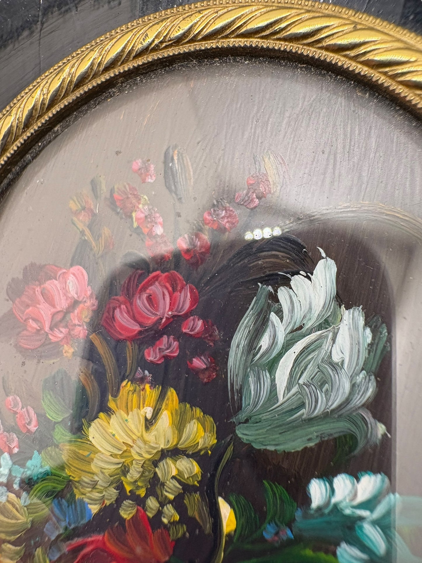 19th Century Miniature Floral Painting