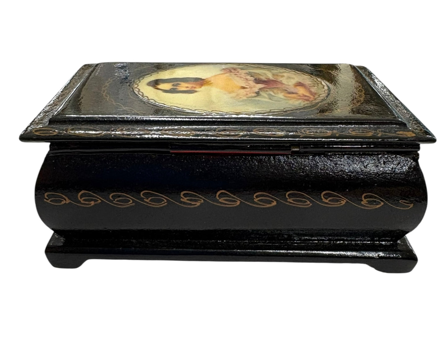 Russian Hand-painted Lacquered Box