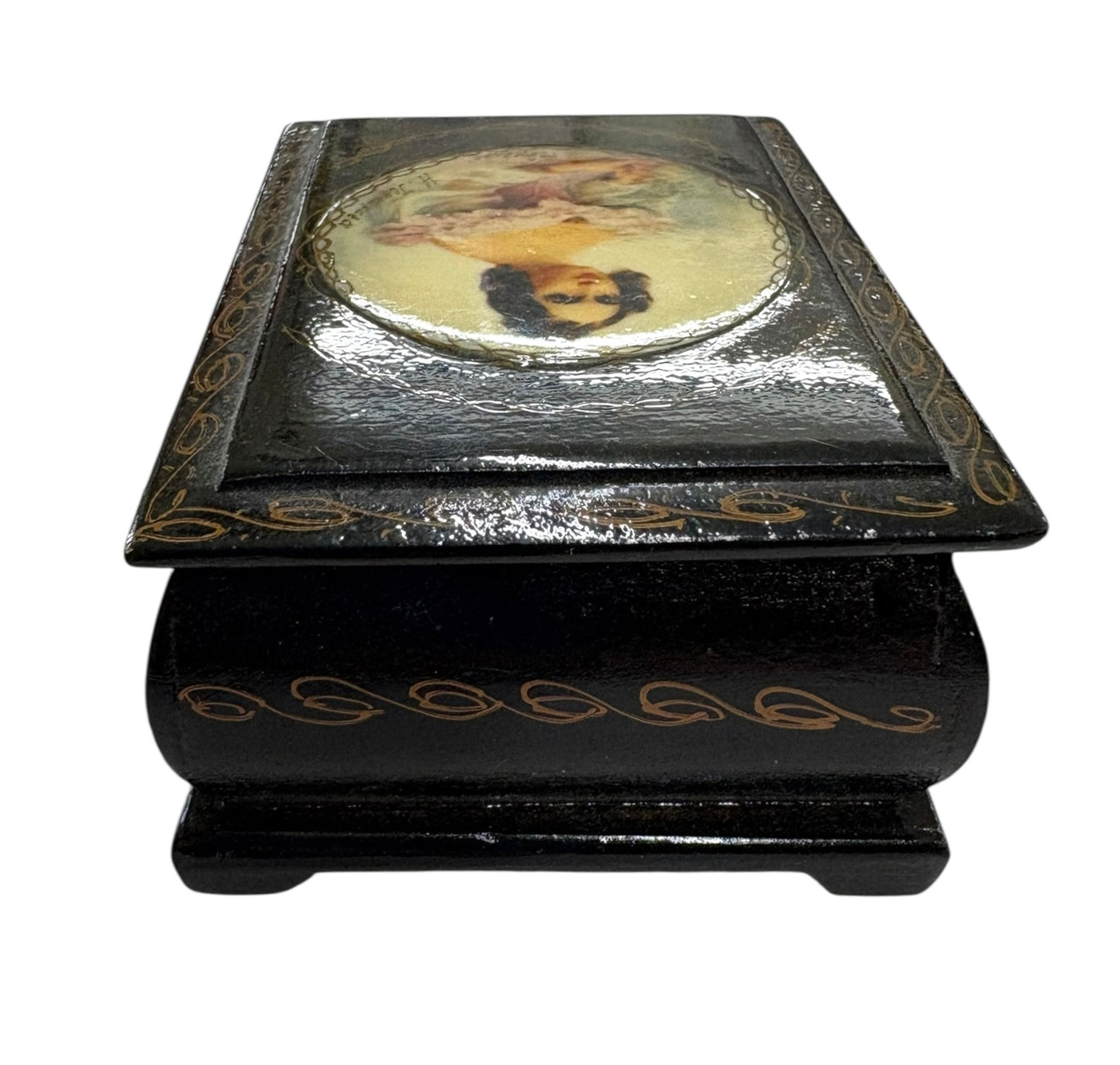 Russian Hand-painted Lacquered Box