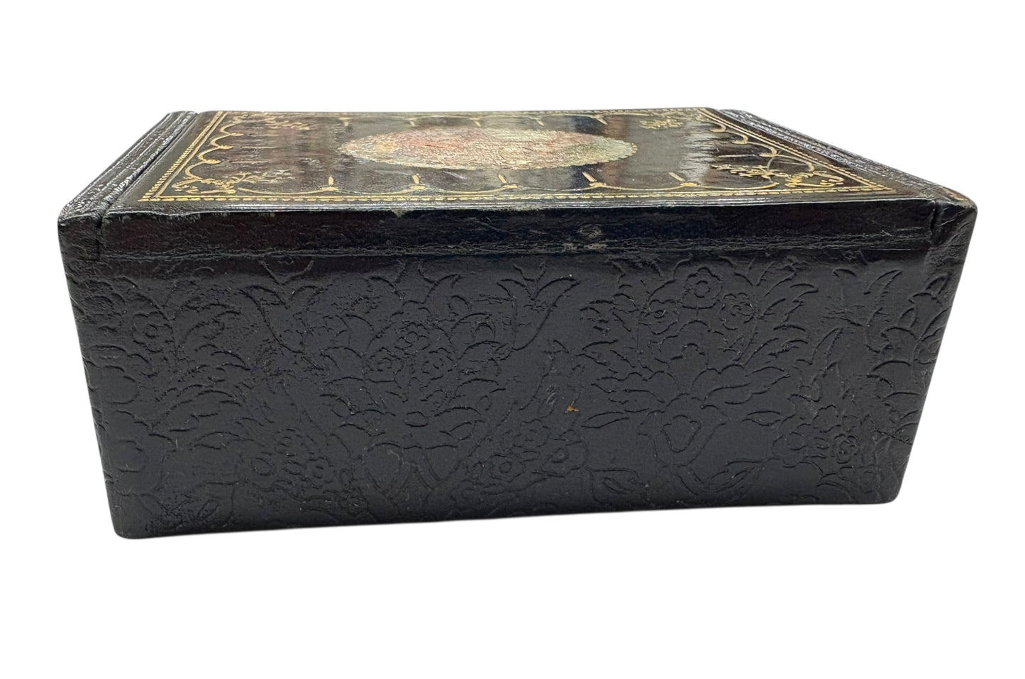 Antique Italian Leather Box